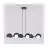 Emibig Suspension Luminaire Boom Acier Noir | Convient pour 6x G9 - Max 8W