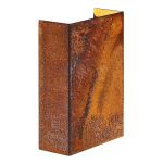 Nordlux Fold 10 Cortenstaal Wandlamp Roestig Up & Down 7.5W 225lm - 830 Warm Wit
