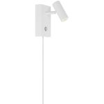 Nordlux LED Wandlamp Omari Wit 3.2W 320lm 41D - 827 Zeer Warm Wit | Dimbaar - Kantelbaar