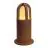 SLV Cone 40 Vloerlamp Staal Roestig Rond | Buitenverlichting - IP54 - Geschikt voor 1x E27 