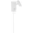 Nordlux LED Wandlamp Omari Wit 3.2W 320lm 41D - 827 Zeer Warm Wit | Dimbaar - Kantelbaar