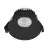 Nordlux Downlight Albric Aluminium Zwart 8W 590lm 38D - 927 | 90mm - IP44 - Beste Kleurweergave - Dimbaar